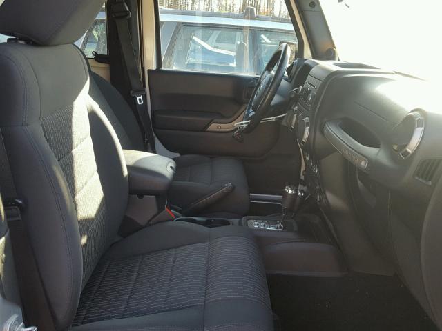 1C4AJWAG4CL167304 - 2012 JEEP WRANGLER S SILVER photo 5