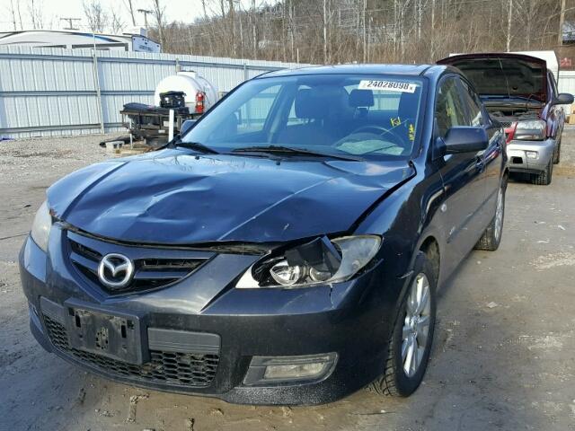 JM1BK123471611993 - 2007 MAZDA 3 S BLACK photo 2