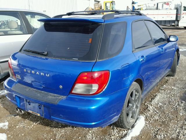 JF1GG29632G821946 - 2002 SUBARU IMPREZA WR BLUE photo 4