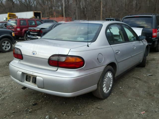 1G1ND52JX16169642 - 2001 CHEVROLET MALIBU SILVER photo 4