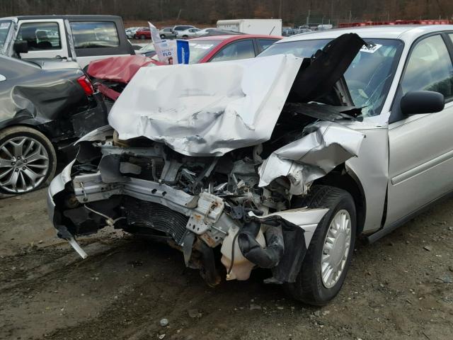 1G1ND52JX16169642 - 2001 CHEVROLET MALIBU SILVER photo 9