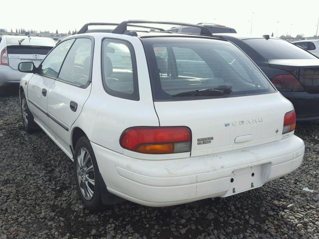 JF1GF4354VH821189 - 1997 SUBARU IMPREZA L WHITE photo 3