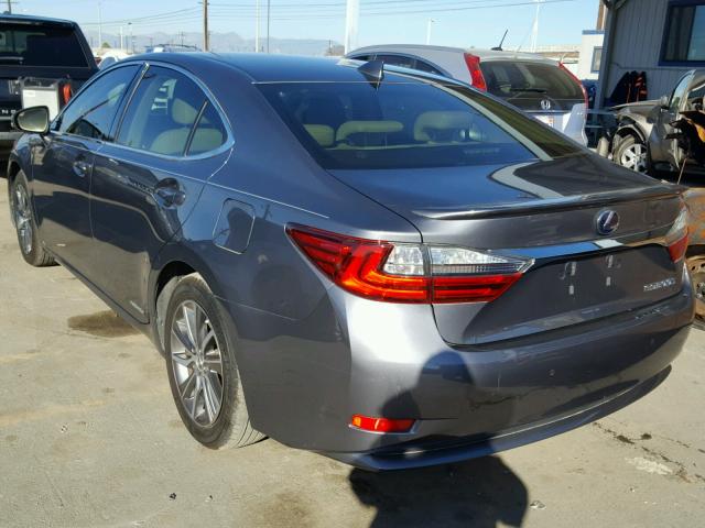 JTHBW1GG1G2115171 - 2016 LEXUS ES 300H GRAY photo 3