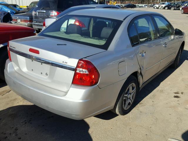 1G1ZS58F27F108790 - 2007 CHEVROLET MALIBU LS GRAY photo 4