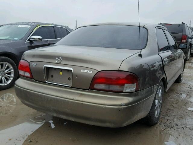 1YVGF22C1W5766809 - 1998 MAZDA 626 DX GRAY photo 4