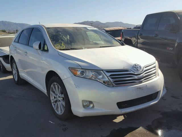 4T3ZA3BB8AU032437 - 2010 TOYOTA VENZA BASE WHITE photo 1