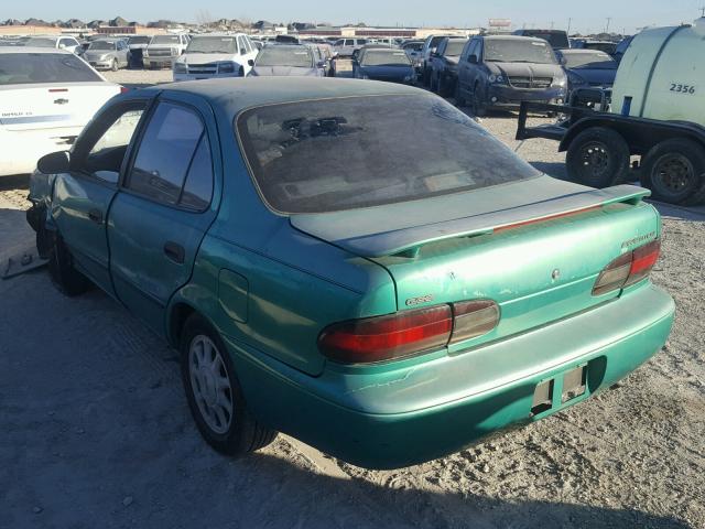 1Y1SK5283SZ047309 - 1995 GEO PRIZM LSI GREEN photo 3