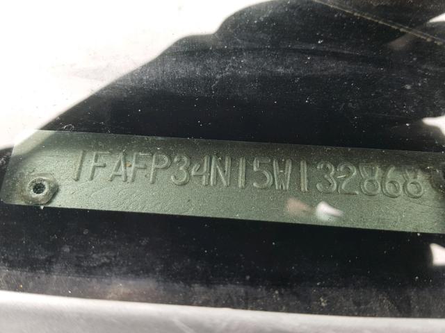 1FAFP34N15W132868 - 2005 FORD FOCUS ZX4 BLACK photo 10