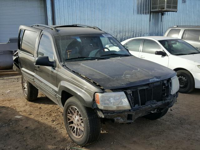 1J8GX58N04C385841 - 2004 JEEP GRAND CHER GRAY photo 1