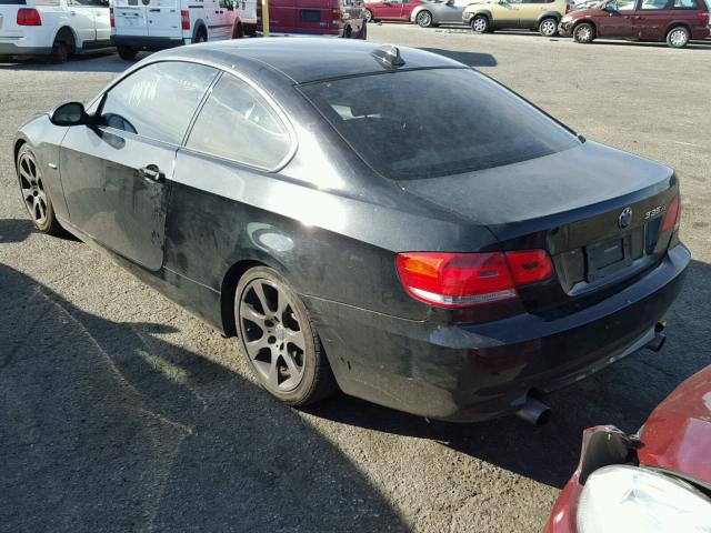 WBAWC73548E067195 - 2008 BMW 335 XI BLACK photo 3