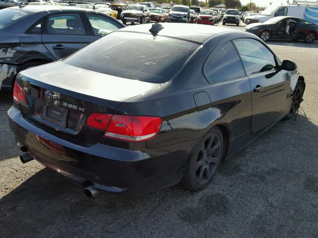 WBAWC73548E067195 - 2008 BMW 335 XI BLACK photo 4