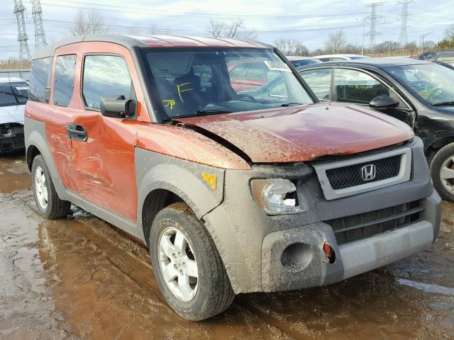 5J6YH285X4L000934 - 2004 HONDA ELEMENT EX ORANGE photo 1