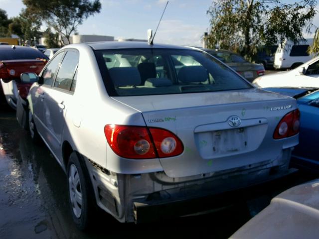 1NXBR32E35Z466641 - 2005 TOYOTA COROLLA CE SILVER photo 3