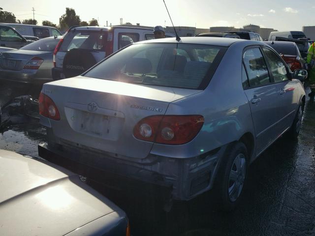 1NXBR32E35Z466641 - 2005 TOYOTA COROLLA CE SILVER photo 4