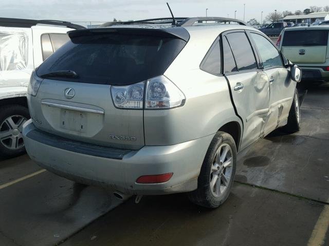 2T2HK31U59C127499 - 2009 LEXUS RX 350 GREEN photo 4