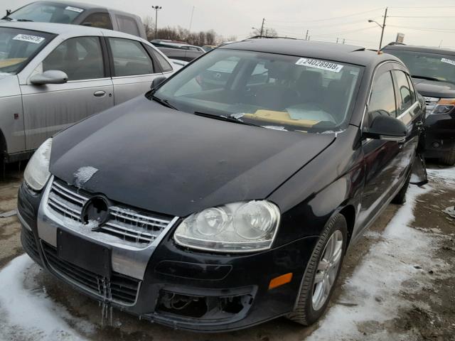 3VWRF71K86M690274 - 2006 VOLKSWAGEN JETTA 2.5 BLACK photo 2