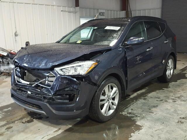 5XYZWDLA5FG238379 - 2015 HYUNDAI SANTA FE S BLUE photo 2