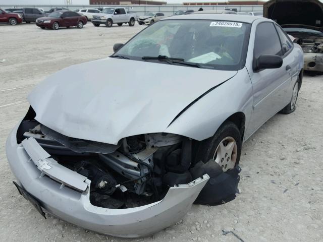 1G1JC12F447372711 - 2004 CHEVROLET CAVALIER SILVER photo 2