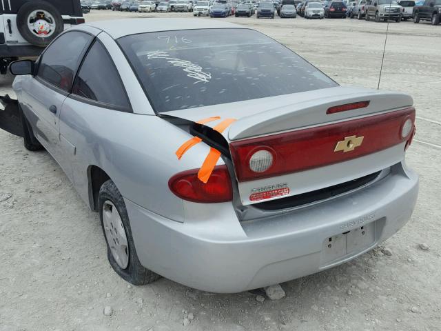 1G1JC12F447372711 - 2004 CHEVROLET CAVALIER SILVER photo 3