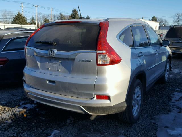 2HKRM4H78FH637623 - 2015 HONDA CR-V EXL SILVER photo 4