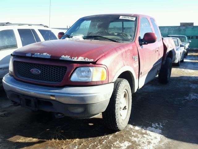 1FTRX18L61NA95787 - 2001 FORD F150 RED photo 2