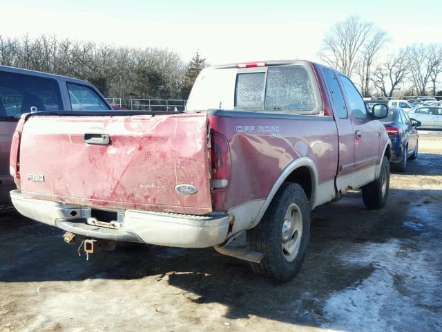 1FTRX18L61NA95787 - 2001 FORD F150 RED photo 4