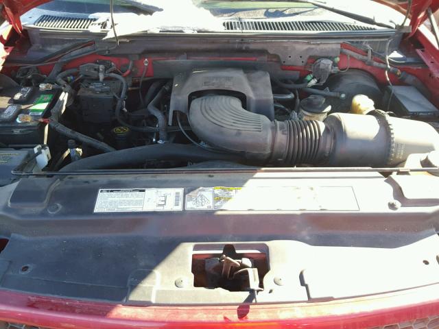 1FTRX18L61NA95787 - 2001 FORD F150 RED photo 7