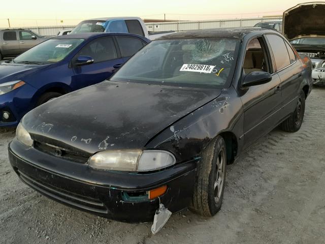 1Y1SK536XRZ086647 - 1994 GEO PRIZM BASE BLACK photo 2