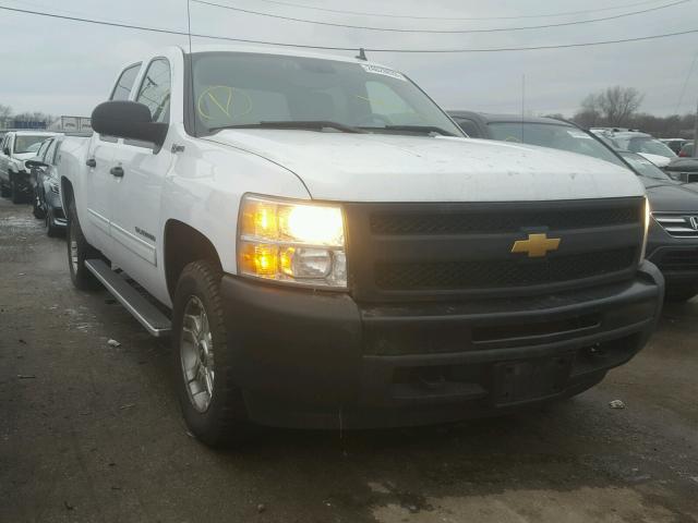 3GCUKUEJ2CG215593 - 2012 CHEVROLET SILVERADO WHITE photo 1