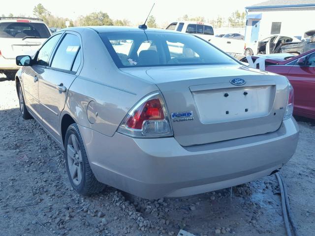 3FAHP07Z27R135421 - 2007 FORD FUSION SE GOLD photo 3