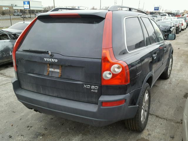 YV1CZ59H741084448 - 2004 VOLVO XC90 BLACK photo 4