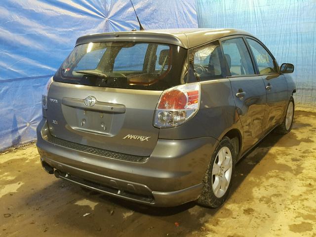 2T1KR32E16C575280 - 2006 TOYOTA COROLLA MA GRAY photo 4