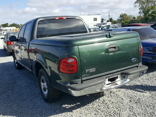 1FTRW07662KE33877 - 2002 FORD F150 SUPER GREEN photo 3