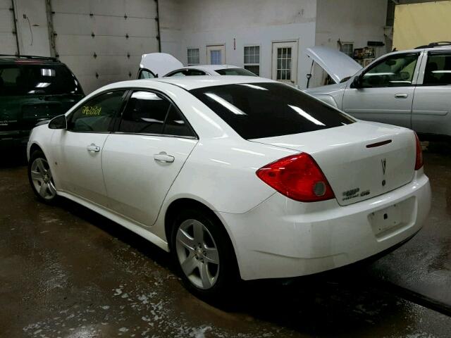 1G2ZJ57B994250114 - 2009 PONTIAC G6 WHITE photo 3