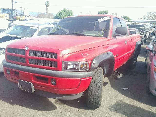 3B7HC13Y8TG187019 - 1996 DODGE RAM 1500 RED photo 2