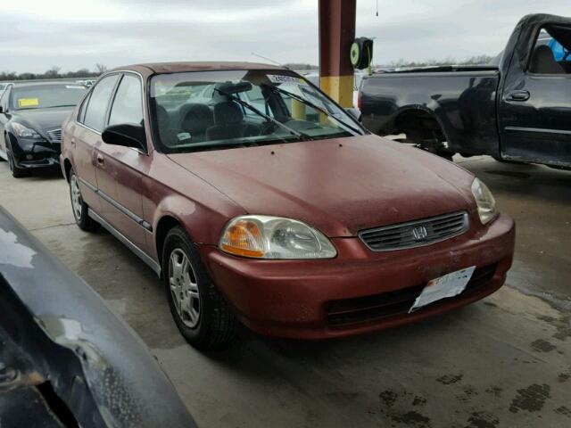 1HGEJ6606TL005365 - 1996 HONDA CIVIC LX RED photo 1