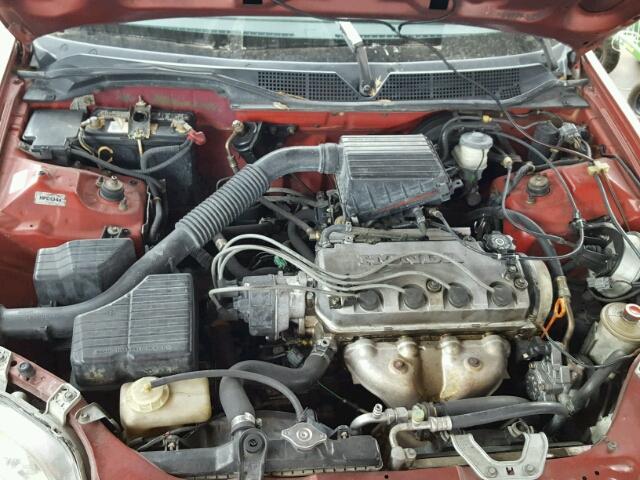 1HGEJ6606TL005365 - 1996 HONDA CIVIC LX RED photo 7