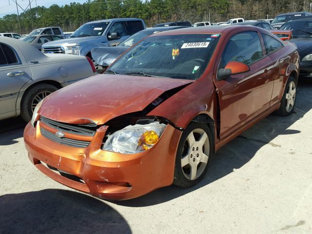 1G1AM15B377132656 - 2007 CHEVROLET COBALT SS ORANGE photo 2