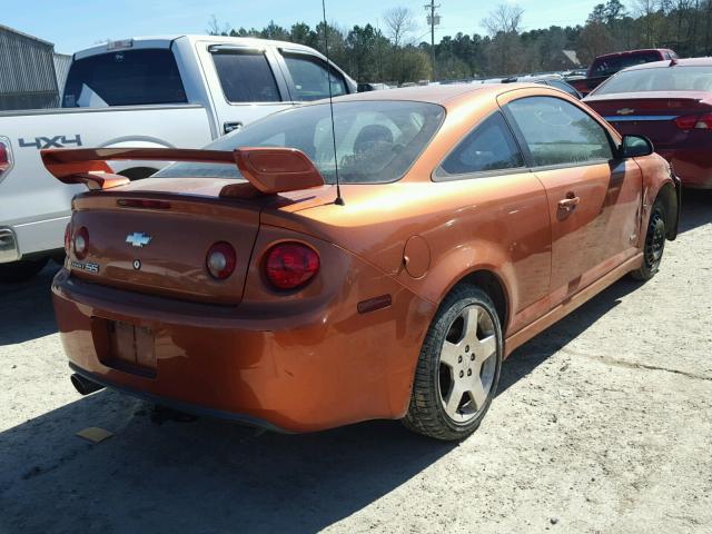 1G1AM15B377132656 - 2007 CHEVROLET COBALT SS ORANGE photo 4