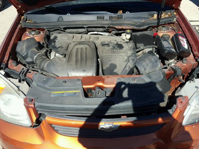 1G1AM15B377132656 - 2007 CHEVROLET COBALT SS ORANGE photo 7