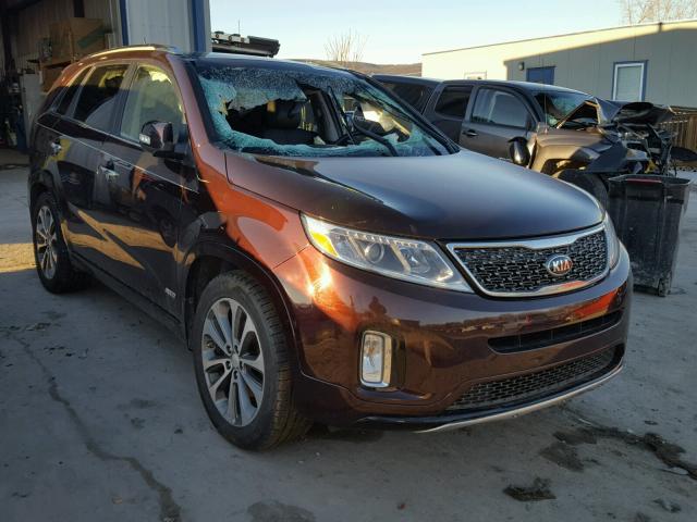 5XYKWDA72FG559742 - 2015 KIA SORENTO SX MAROON photo 1