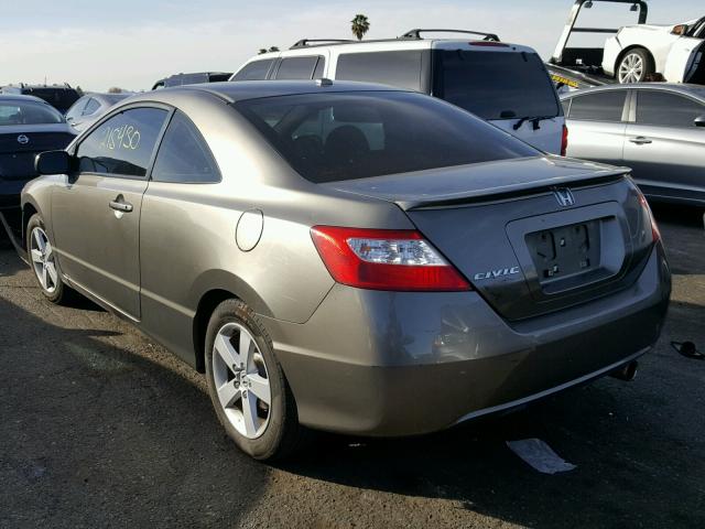 2HGFG12876H546881 - 2006 HONDA CIVIC EX ნაცრისფერი ფოტო 3