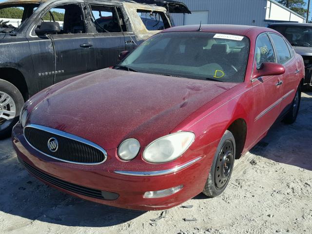 2G4WD562951351694 - 2005 BUICK LACROSSE C BURGUNDY photo 9