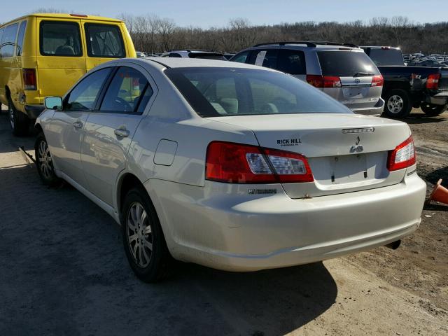 4A3AB36F49E003962 - 2009 MITSUBISHI GALANT ES WHITE photo 3