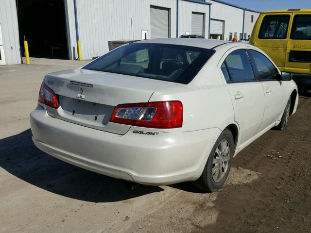 4A3AB36F49E003962 - 2009 MITSUBISHI GALANT ES WHITE photo 4