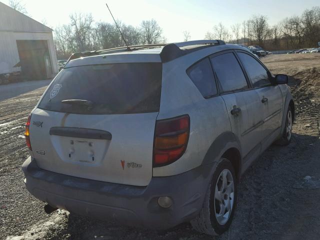 5Y2SL62803Z427068 - 2003 PONTIAC VIBE SILVER photo 4