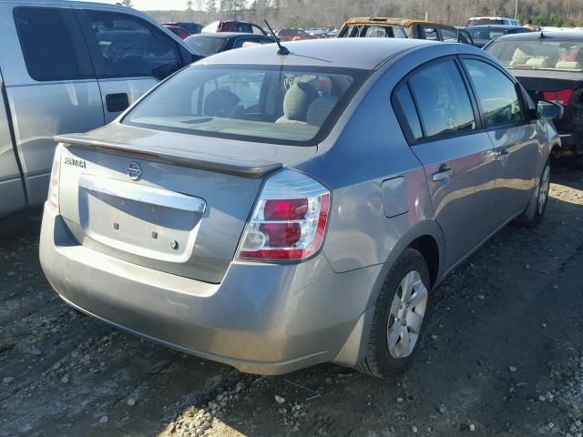 3N1AB6AP2CL612126 - 2012 NISSAN SENTRA 2.0 GRAY photo 4