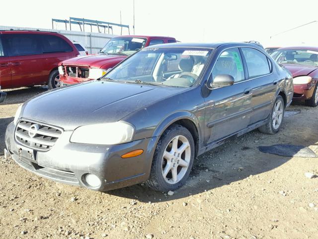 JN1DA31D23T518957 - 2003 NISSAN MAXIMA GLE GRAY photo 2