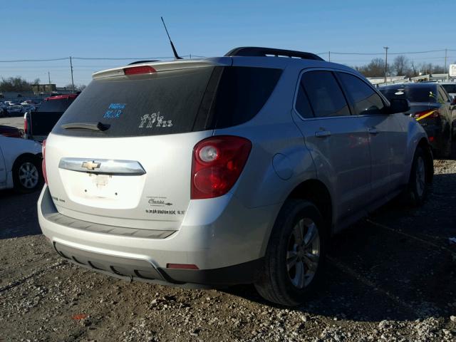 2GNFLNEK2C6217674 - 2012 CHEVROLET EQUINOX LT SILVER photo 4