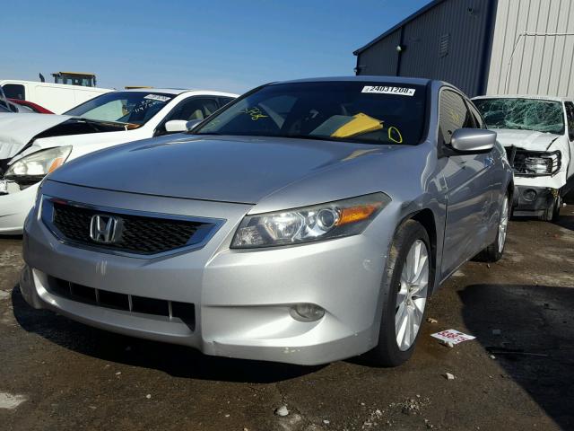 1HGCS22828A011126 - 2008 HONDA ACCORD EXL SILVER photo 2